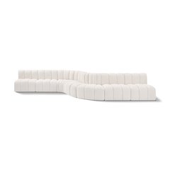 Arc Cream Boucle Fabric Modular Sofa