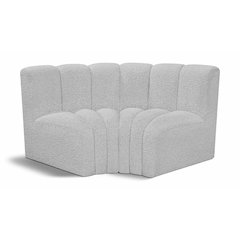 Arc Grey Boucle Fabric Modular Sofa