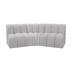 Arc Grey Boucle Fabric Modular Sofa