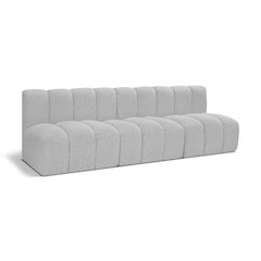 Arc Grey Boucle Fabric Modular Sofa