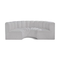 Arc Grey Boucle Fabric Modular Sofa