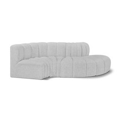 Arc Grey Boucle Fabric Modular Sofa