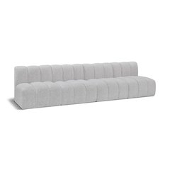 Arc Grey Boucle Fabric Modular Sofa