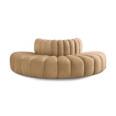 Arc Camel Velvet Modular Sofa