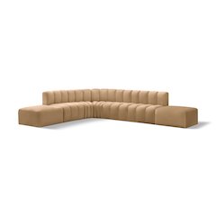 Arc Camel Velvet Modular Sofa