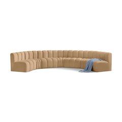 Arc Camel Velvet Modular Sofa