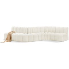 Arc Cream Velvet Modular Sofa