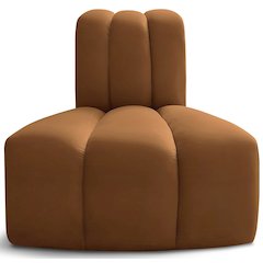 Arc Saddle Velvet Reverse Corner