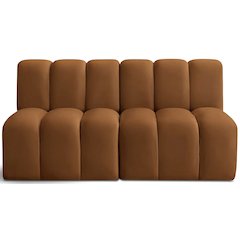Arc Saddle Velvet Modular Sofa
