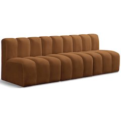 Arc Saddle Velvet Modular Sofa