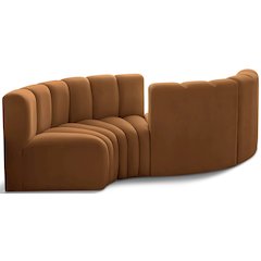Arc Saddle Velvet Modular Sofa