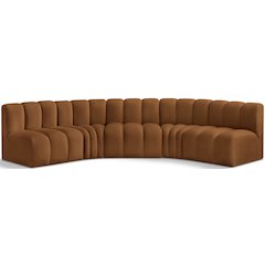 Arc Saddle Velvet Modular Sofa