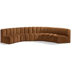 Arc Saddle Velvet Modular Sofa