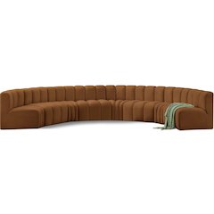 Arc Saddle Velvet Modular Sofa