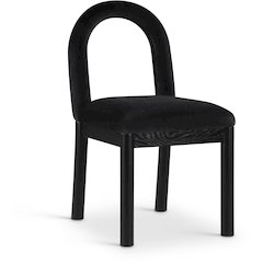 Conrad Black Velvet Dining Chair