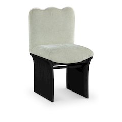 Shaw Mint Chenille Fabric Upholstered Dining Chair