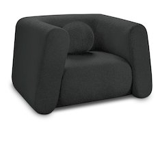 Abbington Black Boucle Fabric Chair