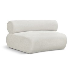 Bale Cream Chenille Fabric Modular Chair