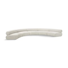 Bale Cream Chenille Fabric Modular Sofa