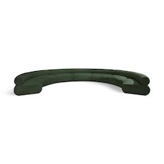 Bale Green Chenille Fabric Modular Sofa