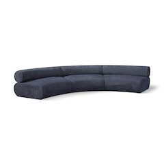 Bale Navy Chenille Fabric Modular Sofa