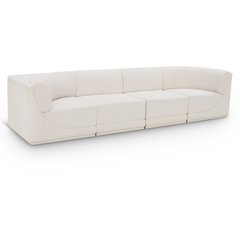Ollie Cream Boucle Fabric Modular Sofa