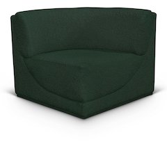 Ollie Green Boucle Fabric Corner