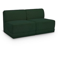 Ollie Green Boucle Fabric Modular Sofa