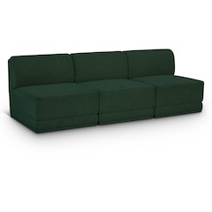 Ollie Green Boucle Fabric Modular Sofa