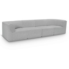 Ollie Grey Boucle Fabric Modular Sofa