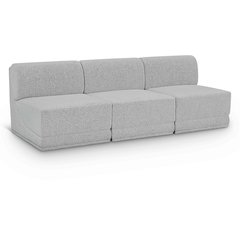 Ollie Grey Boucle Fabric Modular Sofa