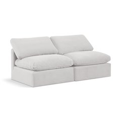 Indulge Cream Velvet Modular Sofa