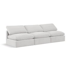 Indulge Cream Velvet Modular Sofa