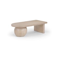 Solum Natural Ash Wood And Oak Veneer Coffee Table