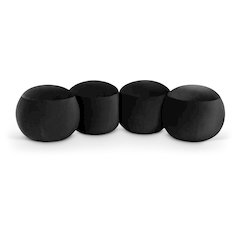 Apollo Black Velvet Bench