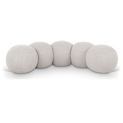 Apollo Cream Boucle Fabric Bench