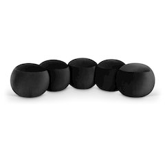 Apollo Black Velvet Bench