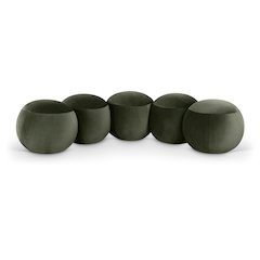 Apollo Green Velvet Bench