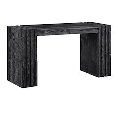 Stanton Black Oak Veneer And Solid Wood Console Table