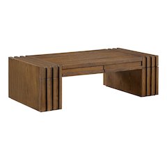 Stanton Brown Oak Veneer And Solid Wood Coffee Table