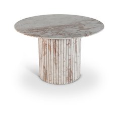 Genoa 48" Cream Marble Dining Table