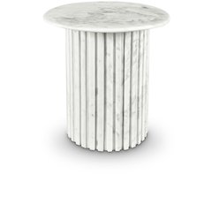 Genoa White End Table