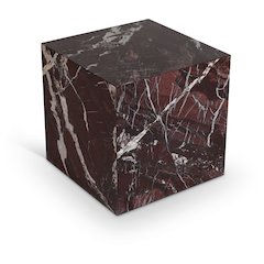 Bolzano Red Marble End Table