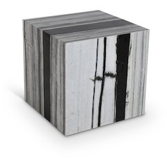 Bolzano Black Marble End Table
