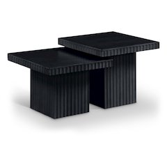 Spencer Black Oak Veneer Coffee Table