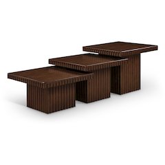 Spencer Brown Oak Veneer Coffee Table