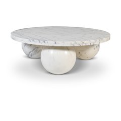 Spherical White Coffee Table