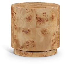 Burl Natural Ash End Table