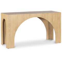 Arch Oak Console Table
