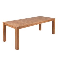 Teak Outdoor Patio Dining Table With Contemporary Style